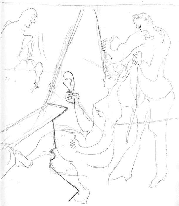 Ladies Hairdresser — Mikhail Fiodorovich Larionov