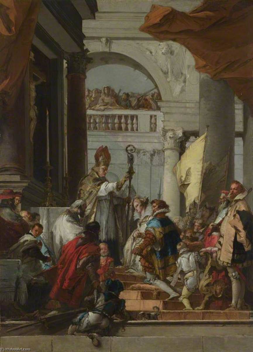 The Marriage Of Frederick Barbarossa And Beatrice Of Burgundy — Giandomenico Tiepolo
