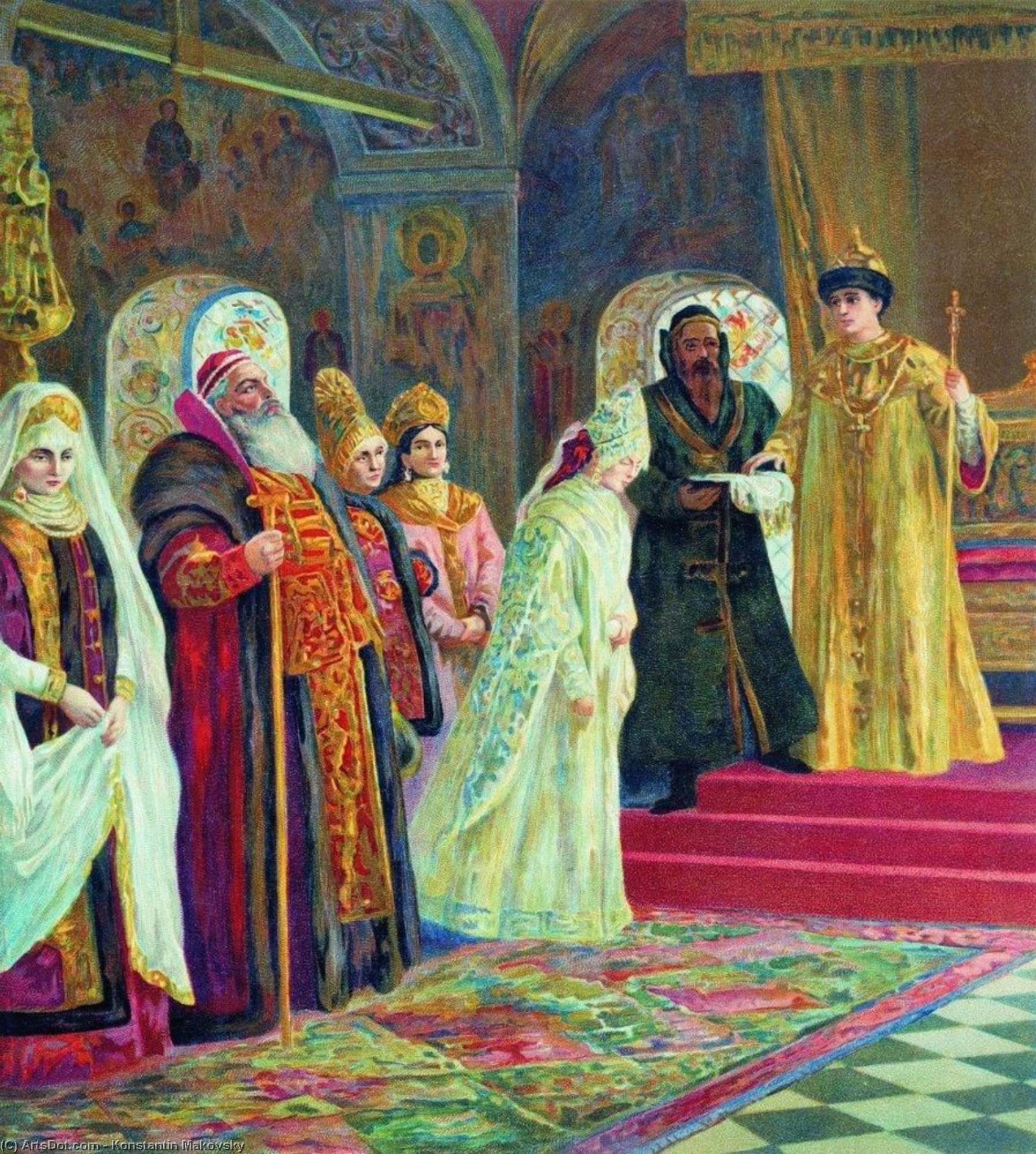 The Choice Of A Bride By Alexis Of Russia — Константин Јефимович Маковски