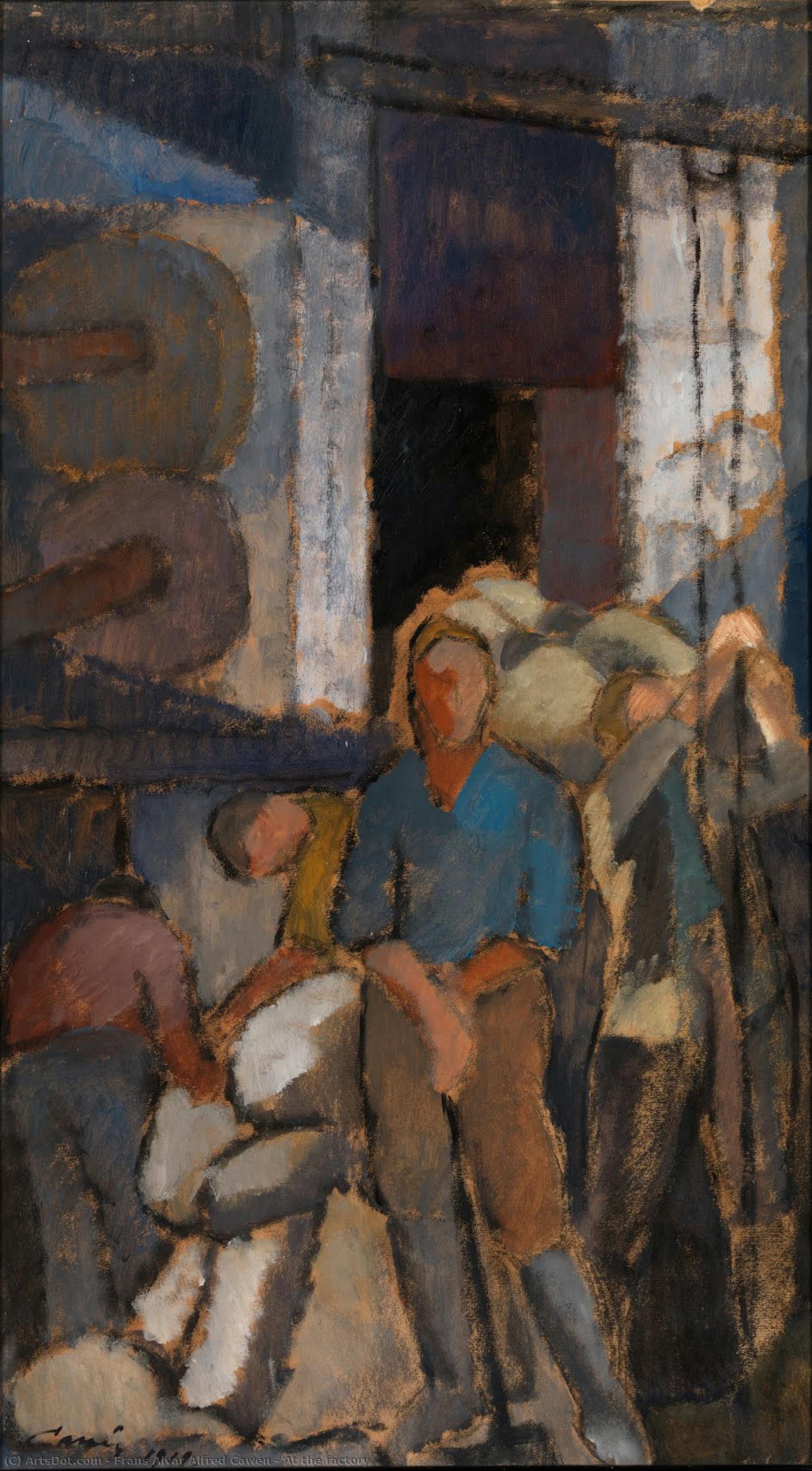 At The Factory — Frans Alvar Alfred Cawén
