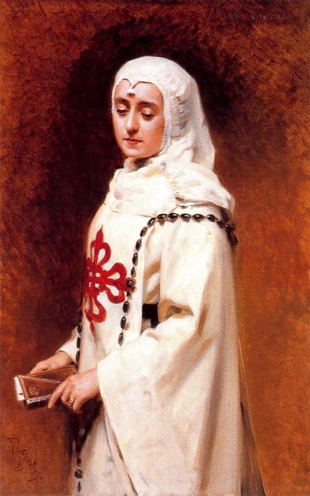 The Actress María Guerrero As Doña Inés — Raimundo De Madrazo Y Garreta