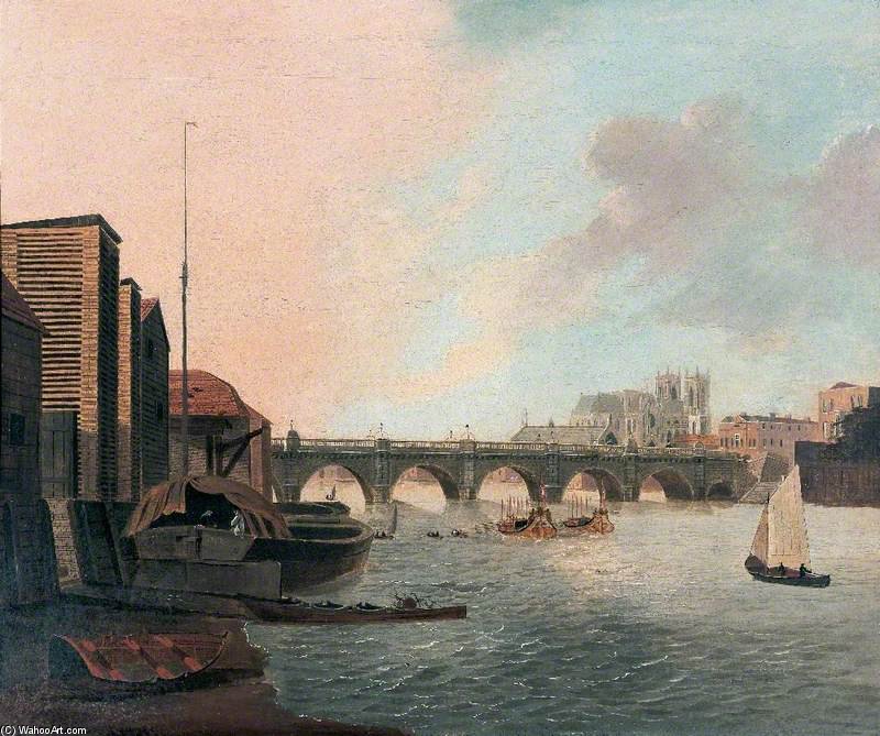 Westminster Bridge And Abbey, London — Daniel Turner