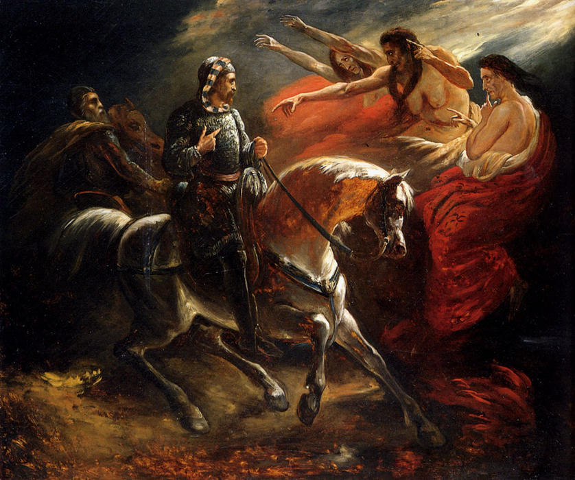 Macbeth Et Les Sorcieres — Ари Шеффер