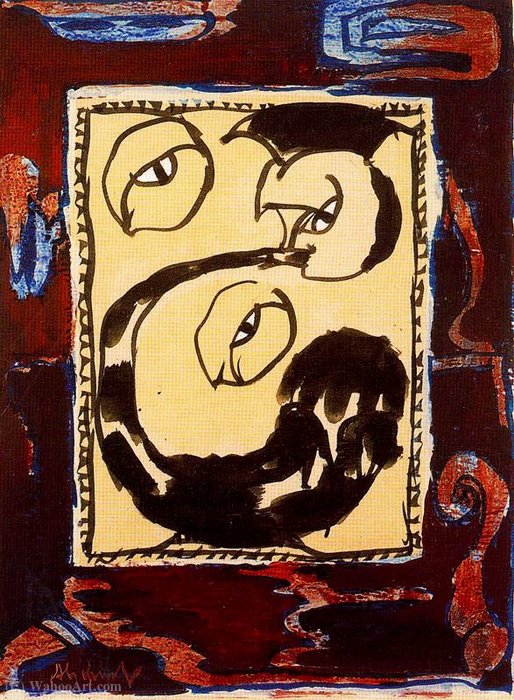 Untitled (753) — Pierre Alechinsky