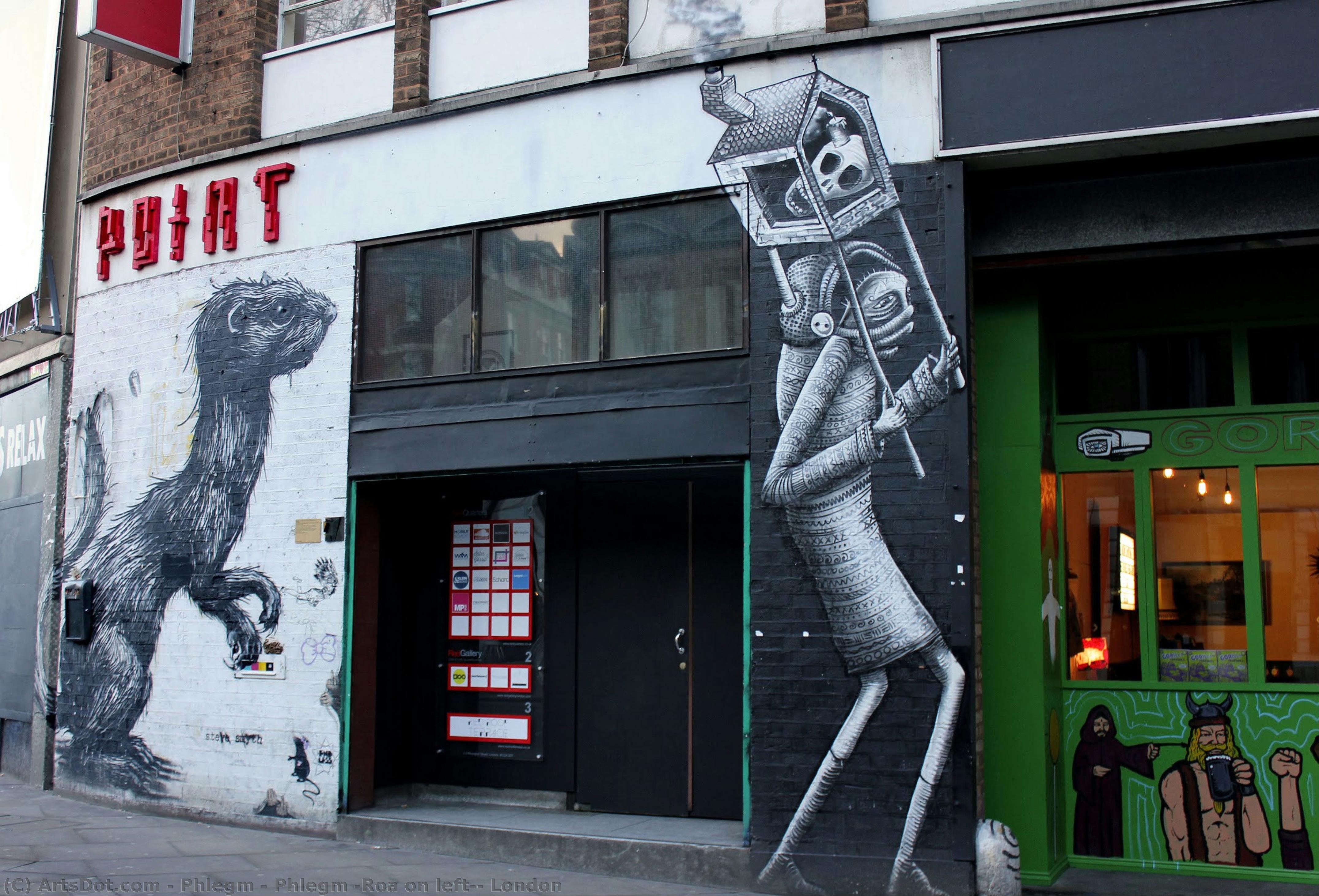 Phlegm (roa On Left), London — Phlegm