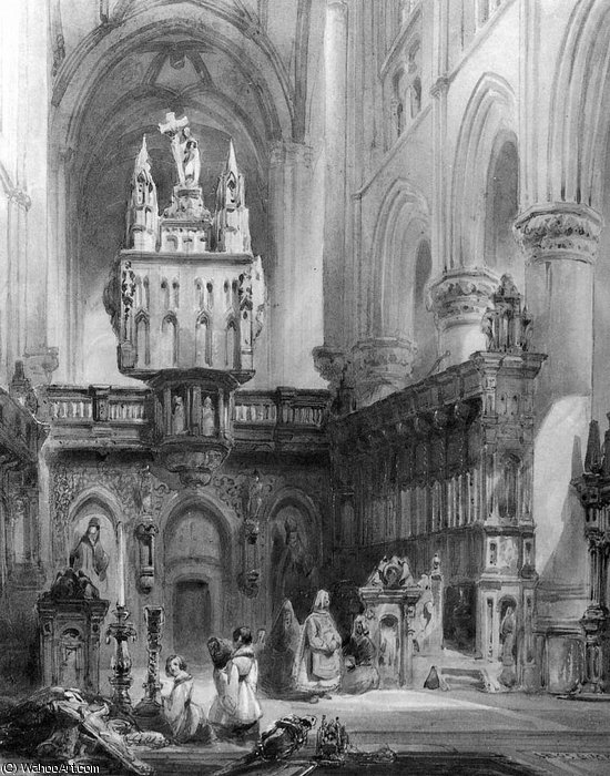 Church Interior Sun — Johannes Bosboom