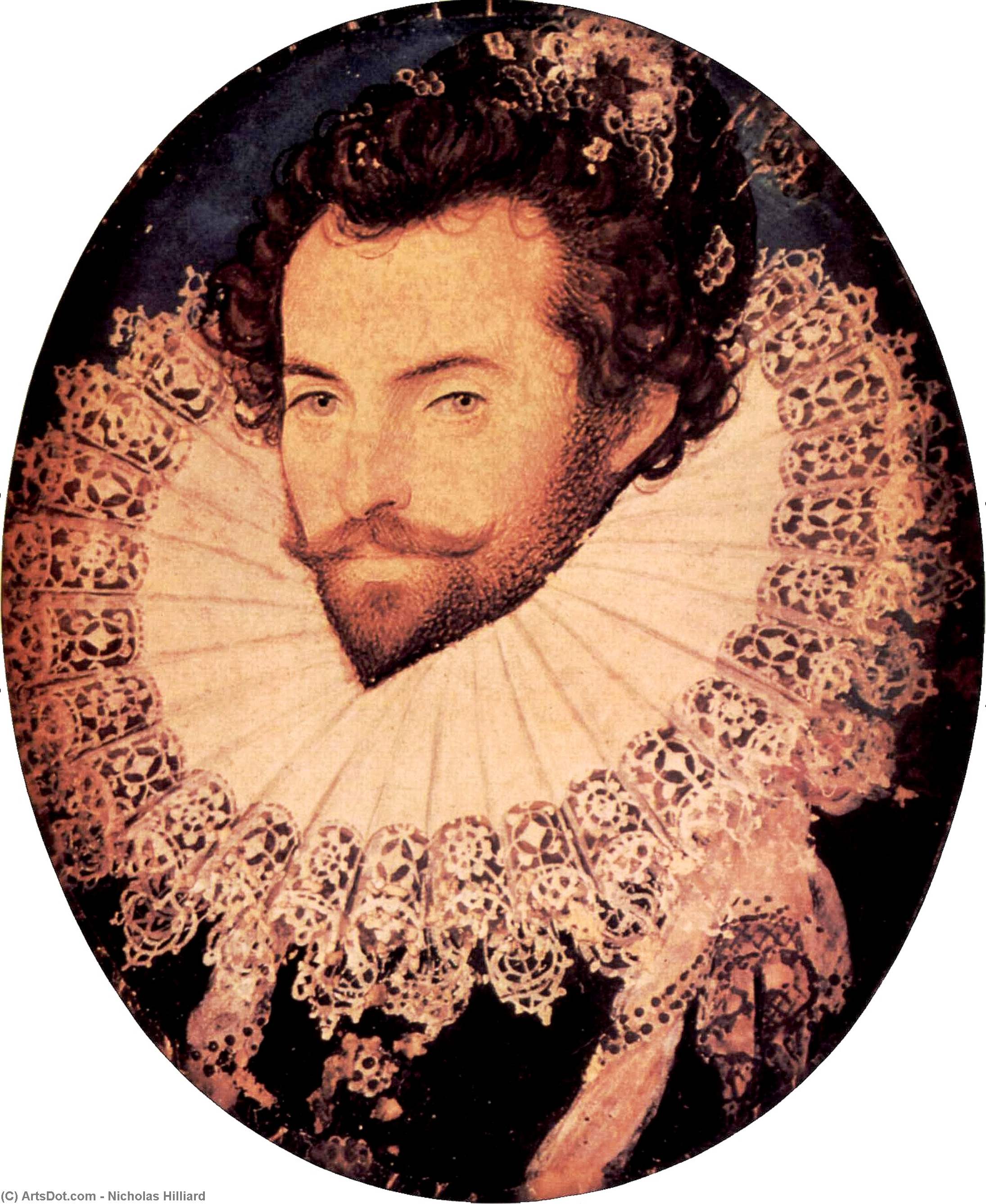 Sir Walter Raleigh — Nicholas Hilliard