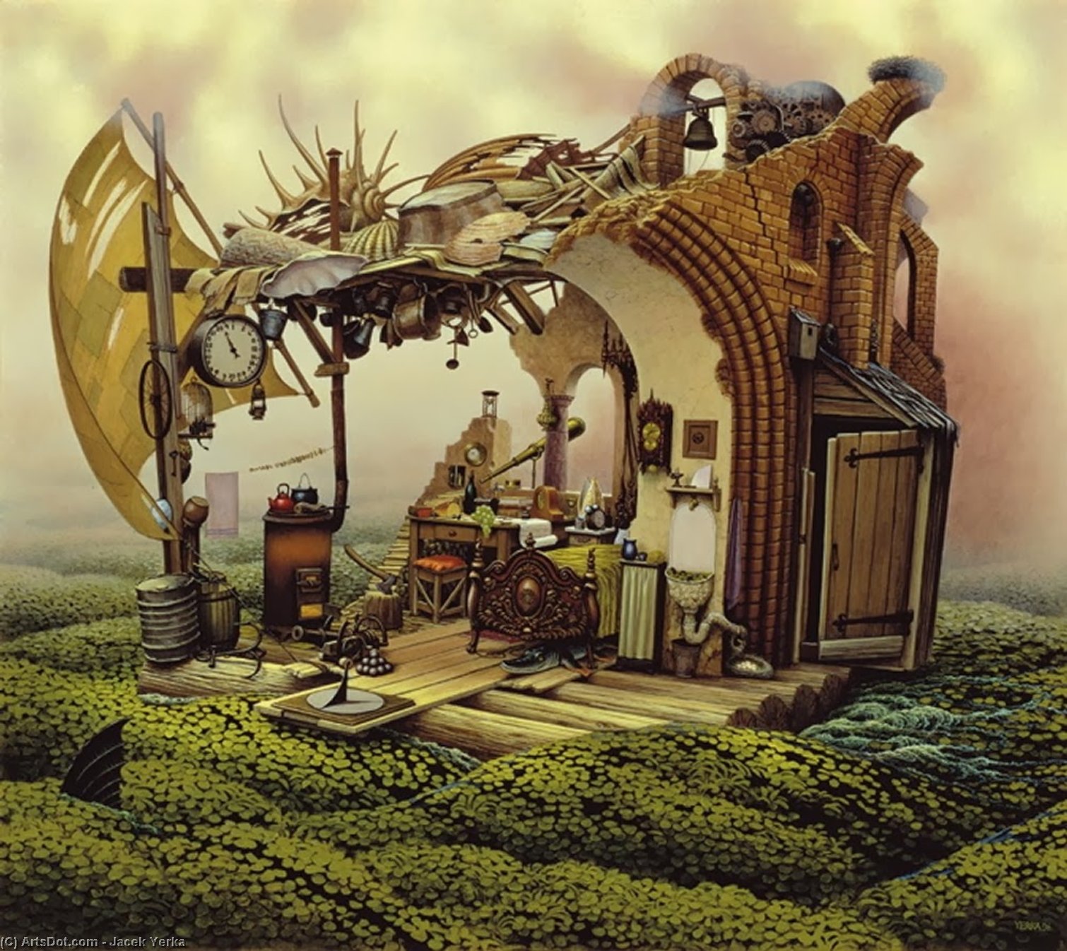 Bishop Of Sargasso Sea — Jacek Yerka