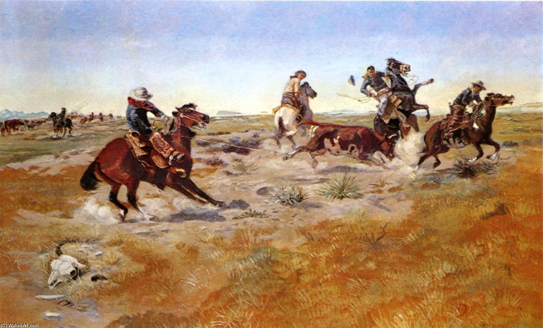 The Judith Basin Roundup — Charles Marion Russell