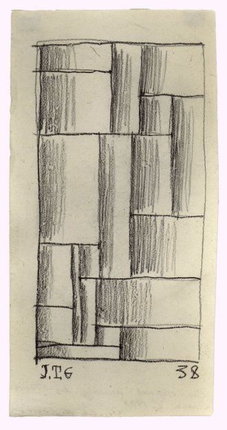 Tubular Composition - (1938) — Joaquín Torres García