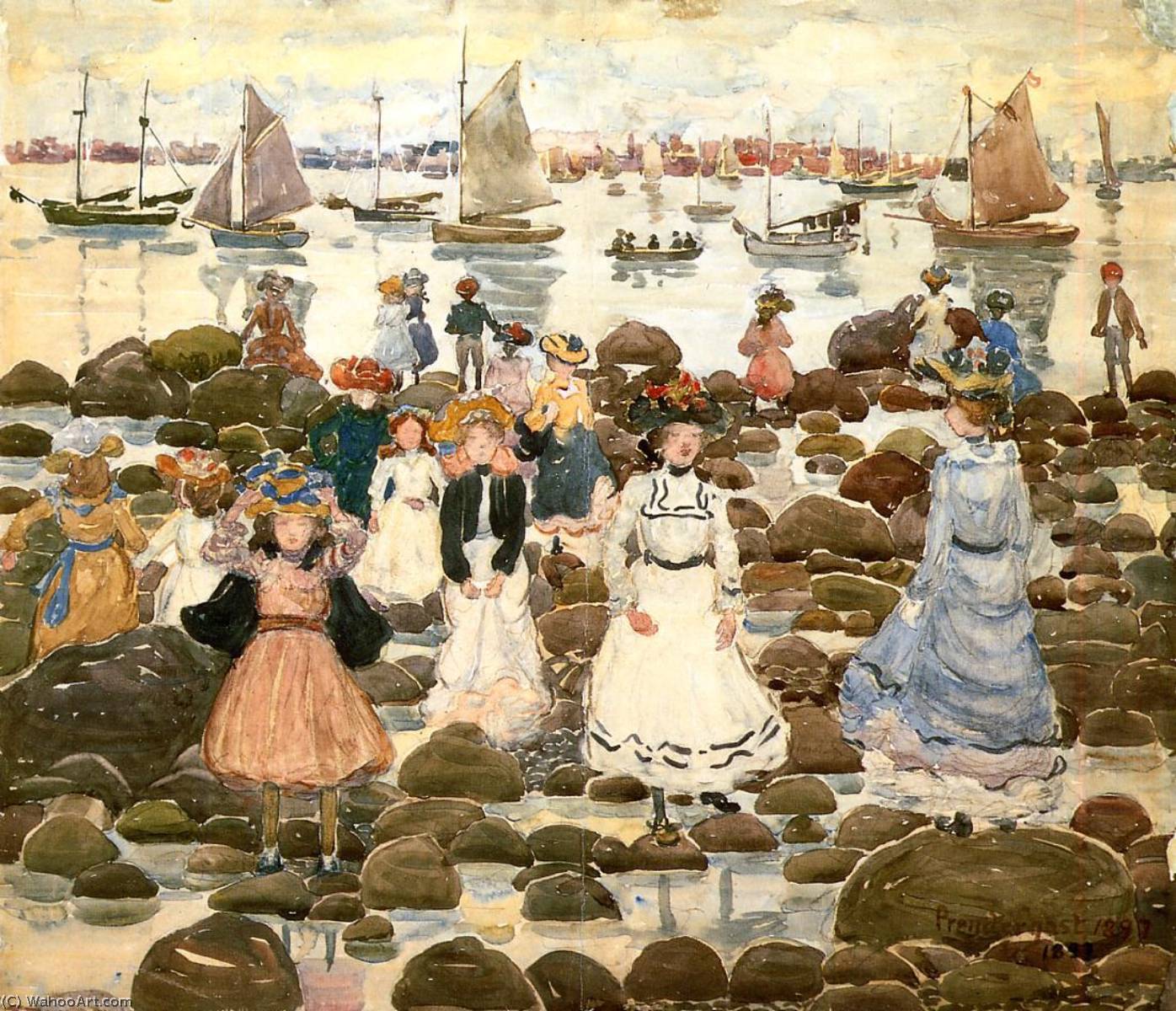 Low Tide, Beachmont — Maurice Brazil Prendergast