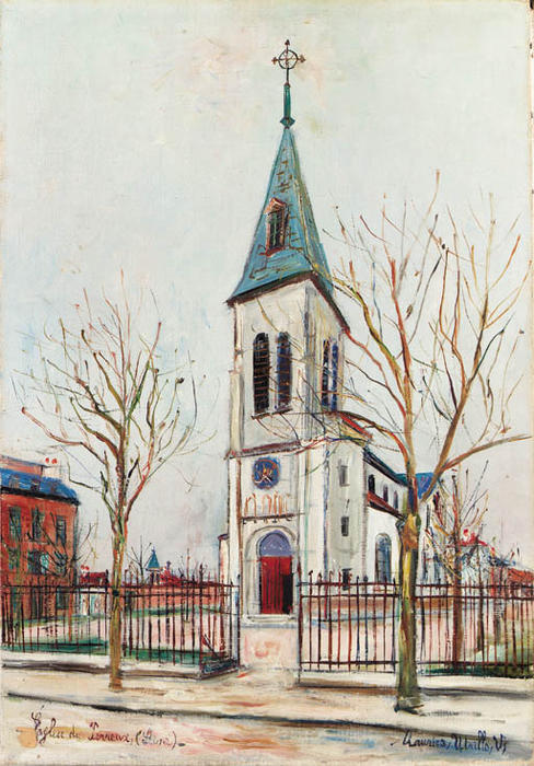 Church Of Perreux — Maurice Utrillo