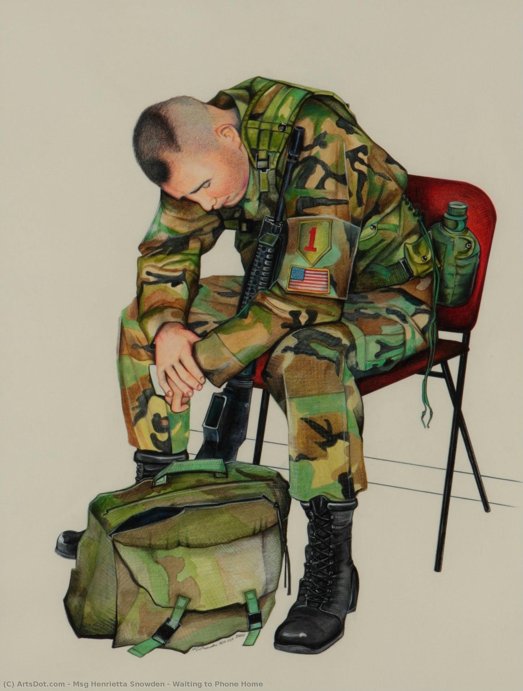 Waiting To Phone Home — Msg Henrietta Snowden