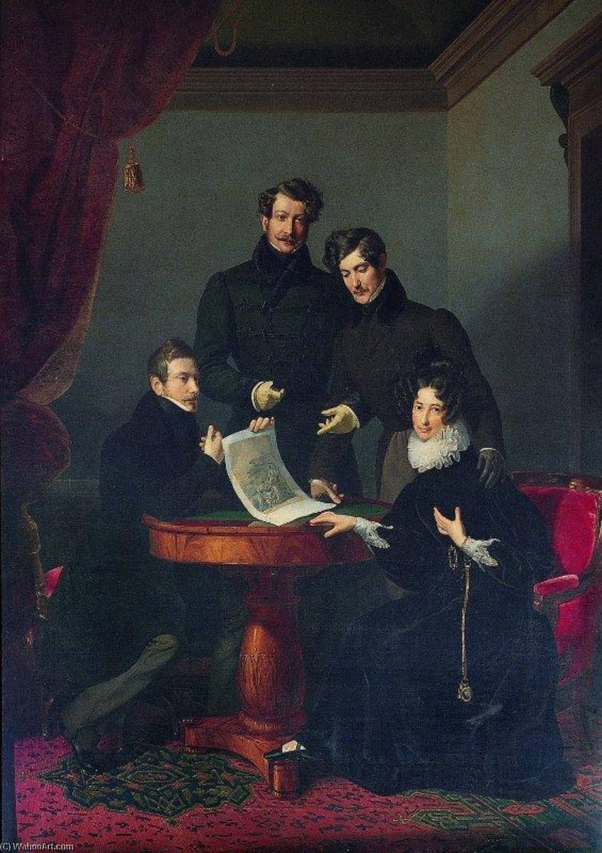 The Family Of Barbiano Di Belgioioso D'este — Giuseppe Molteni