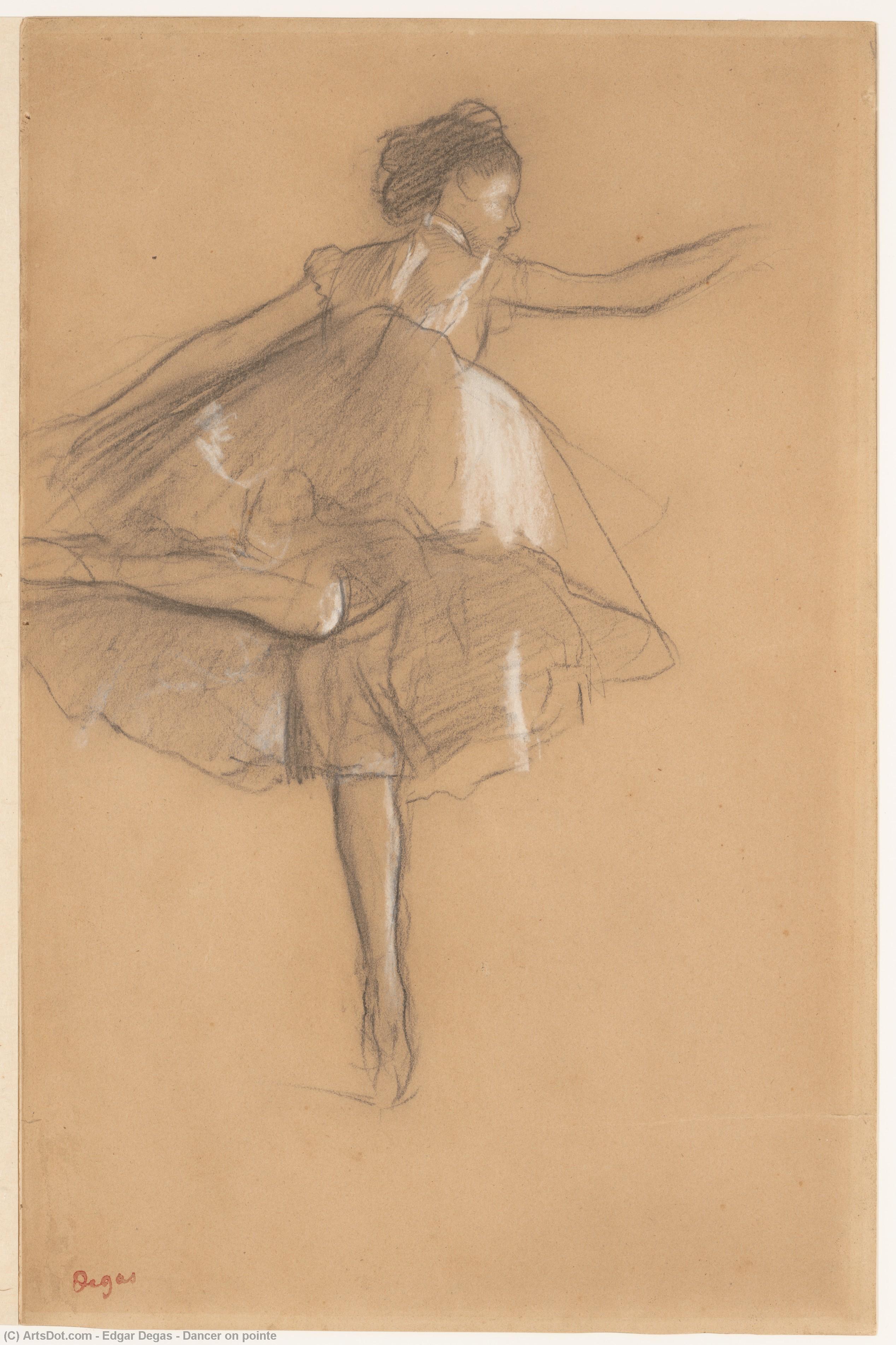 Bailarina En Punta — Hilaire-germain-edgar Degas
