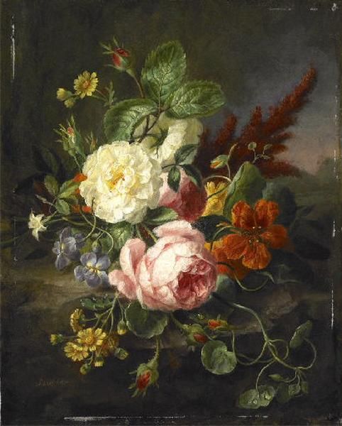Nature Morte Aux Fleurs — Moïse Jacobber