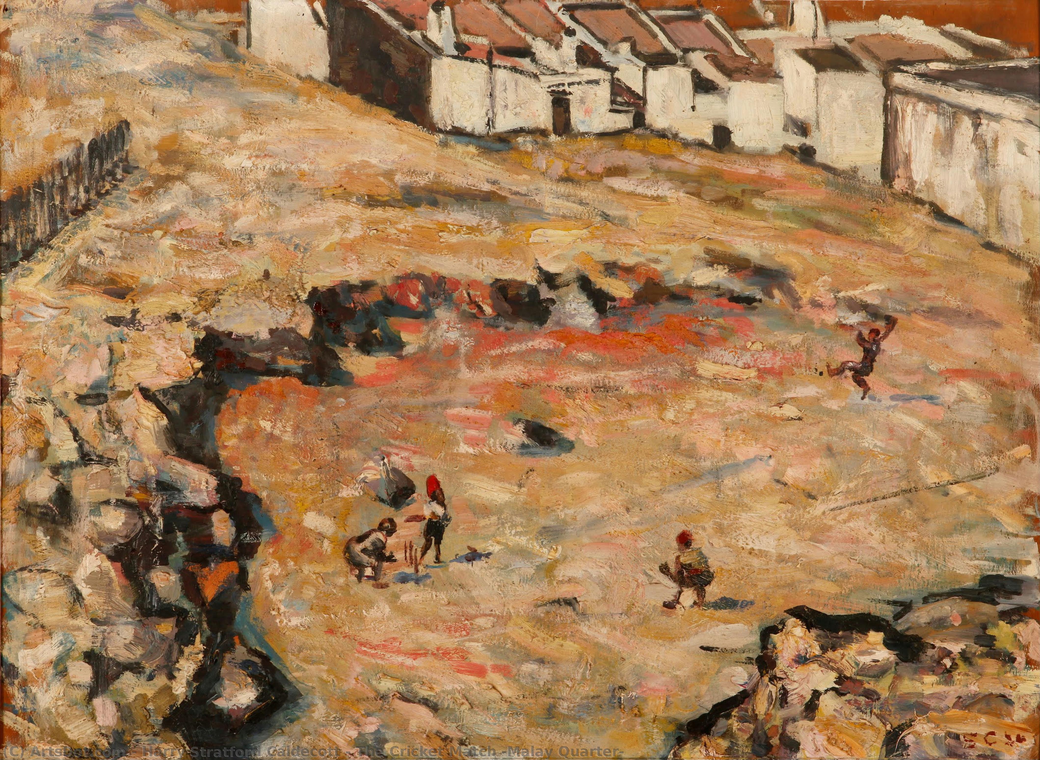 The Cricket Match (malay Quarter) — Harry Stratford Caldecott