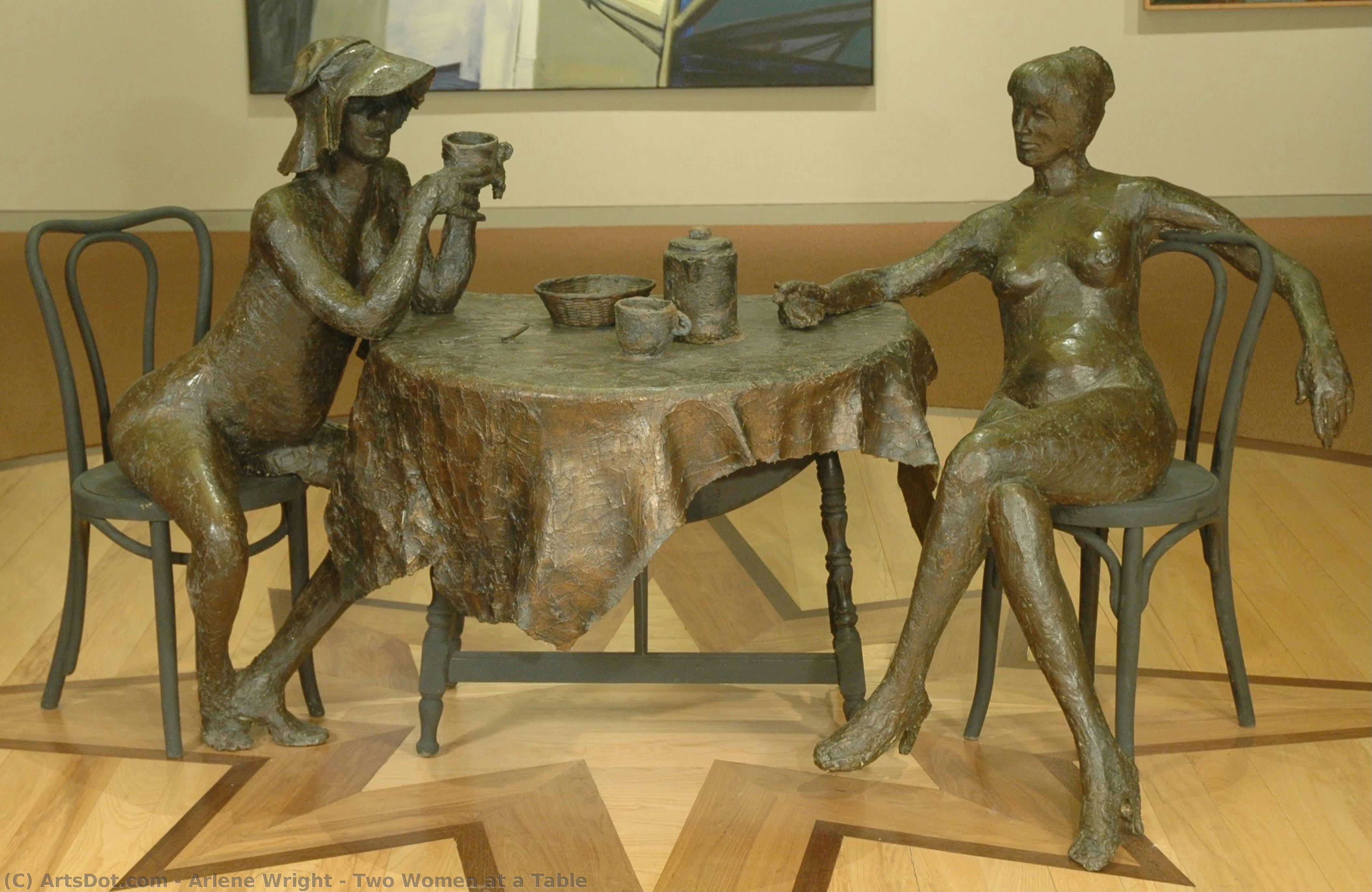 Two Women At A Table — Arlene Wright