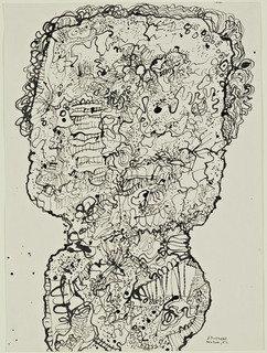 Evolving Portrait (portrait Aux Développements) — Jean Philippe Arthur Dubuffet