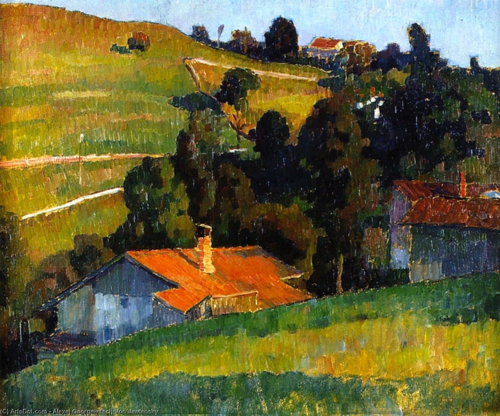 Wasserburg On The Inn — Alexej Von Jawlensky