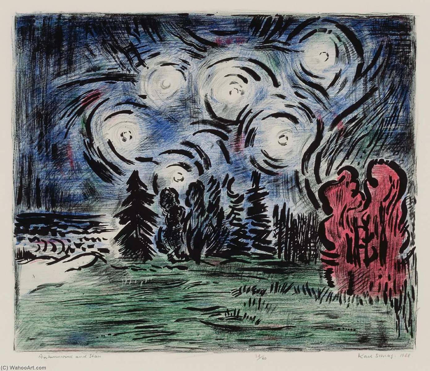 Autumn Wind And Stars — Karl Schrag