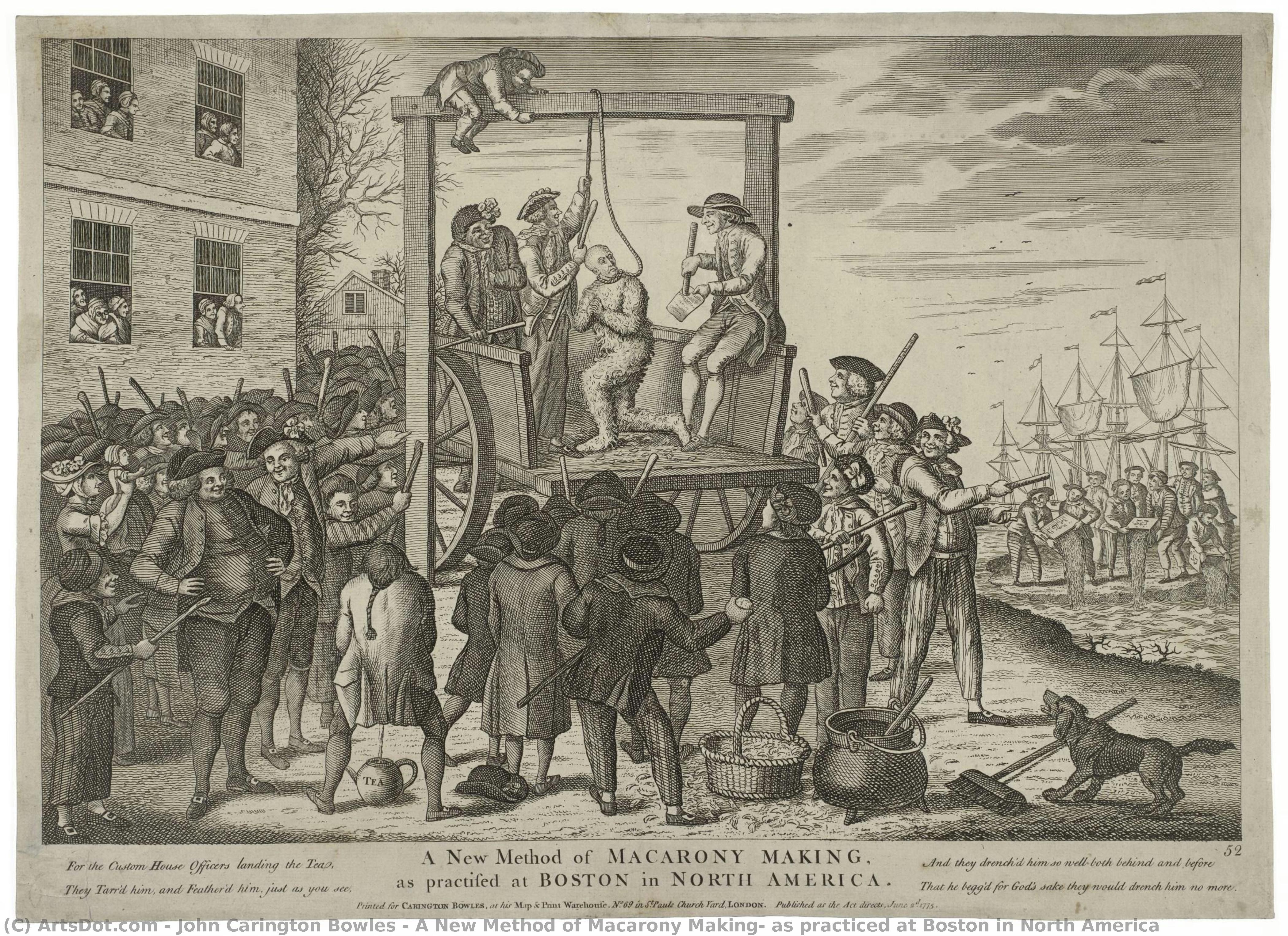 A New Method Of Macarony Making, As Practiced At Boston In North America — John Carington Bowles