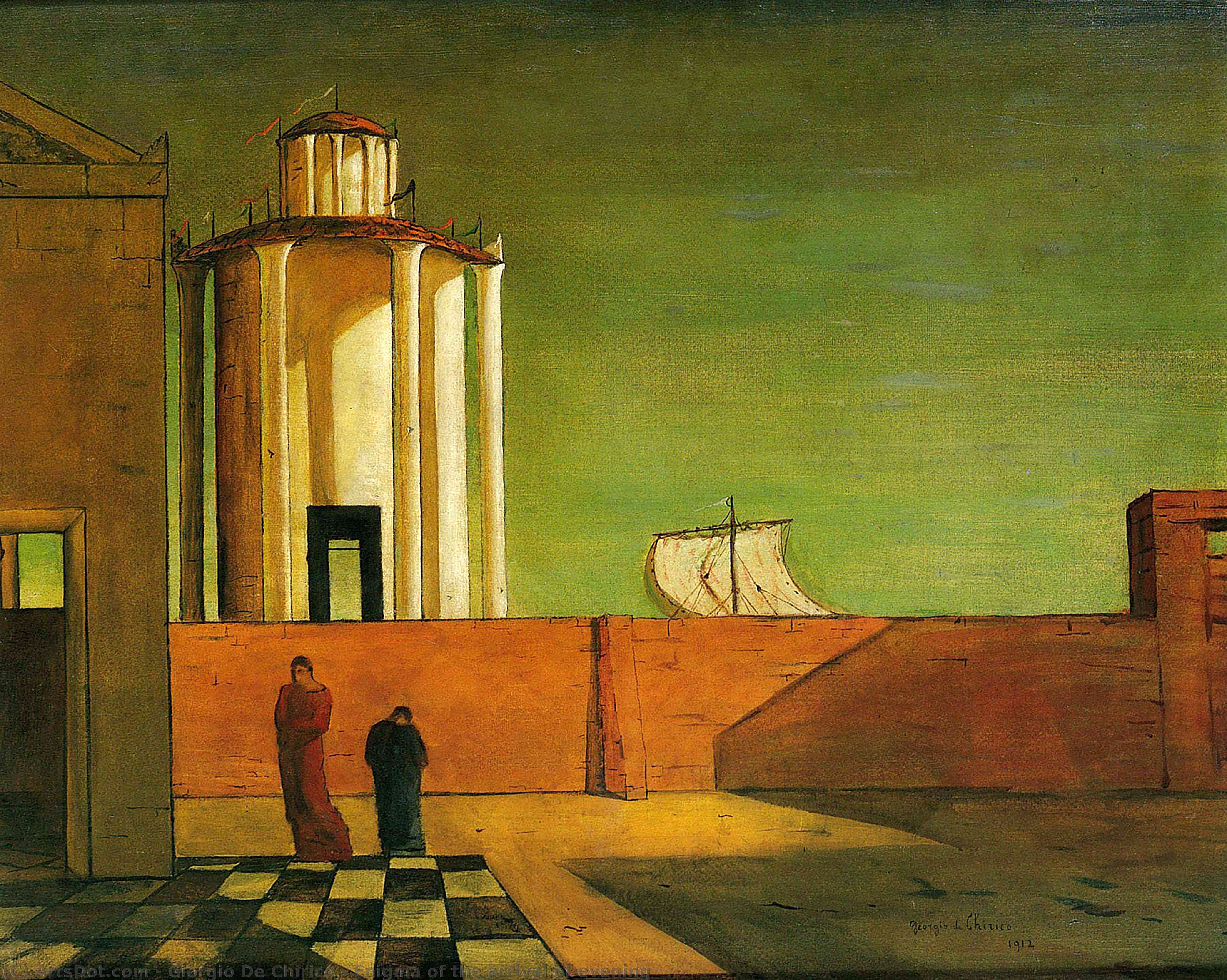 El Enigma De La Llegada De La Noche — Giorgio De Chirico