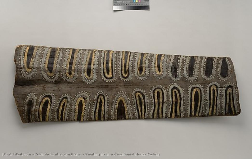 Painting From A Ceremonial House Ceiling — Kulumb, Simberaga Wanyi