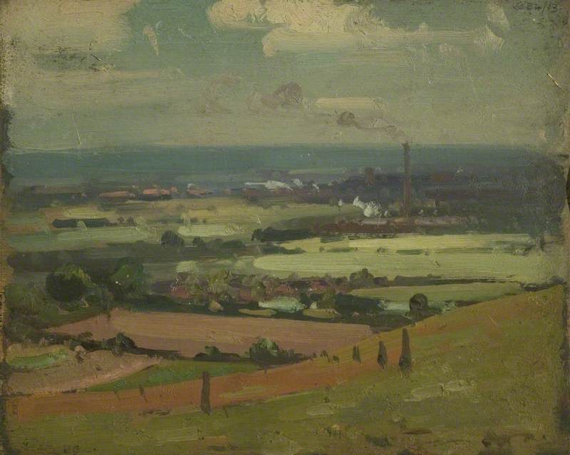 Landscape (verso) — Herbert Rollett