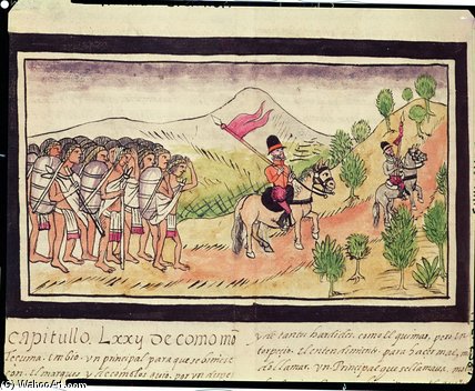 The Totonac Indians Helping The Conquistadors — Diego Homem