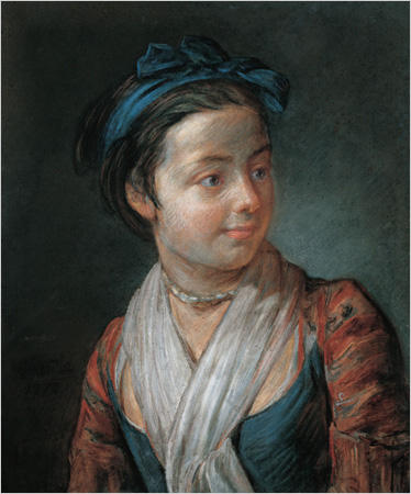 Portrait Of A Young Girl — Jean-baptiste-siméon Chardin