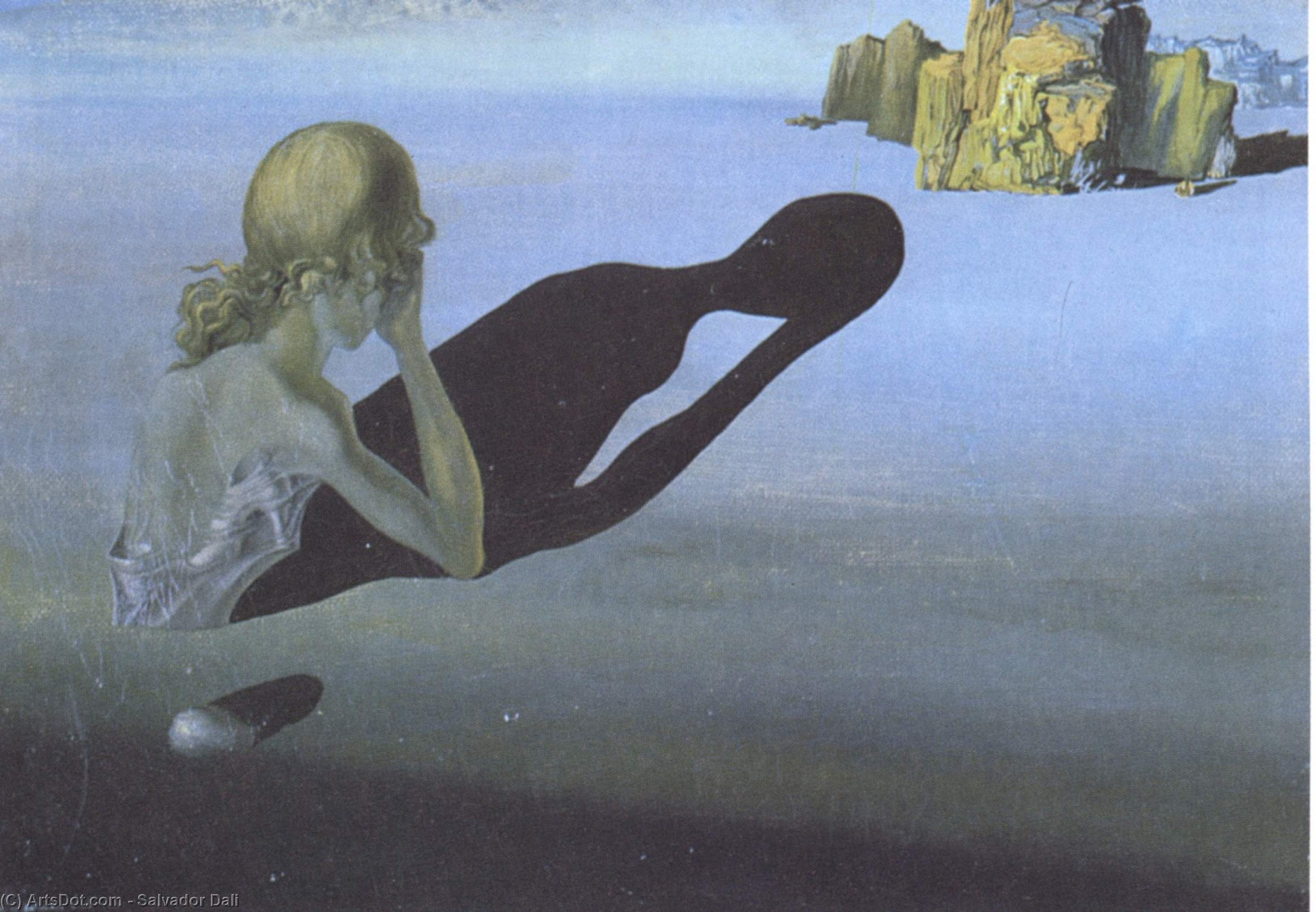 Remorse, Or Sphinx Embedded In The Sand — Salvador Dalí