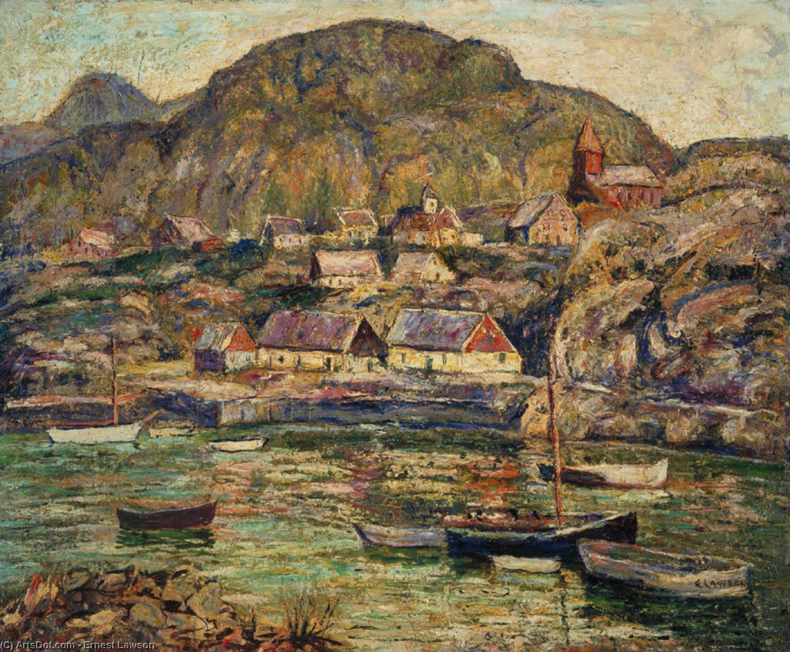 Newfoundland Coast — Ernest Lawson