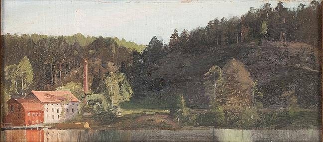 Houses By The Water — Alfred Thörne