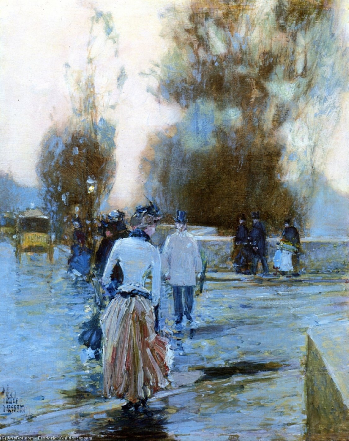 Quai Des Tuileries — Frederick Childe Hassam