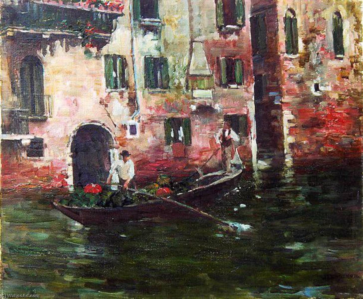 Rio Del Pestrin À Venise (titre Inscrit) — Joseph-félix Bouchor