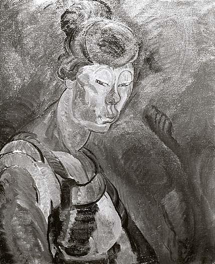 The Clowness, (painting) — Alfred Henry Maurer