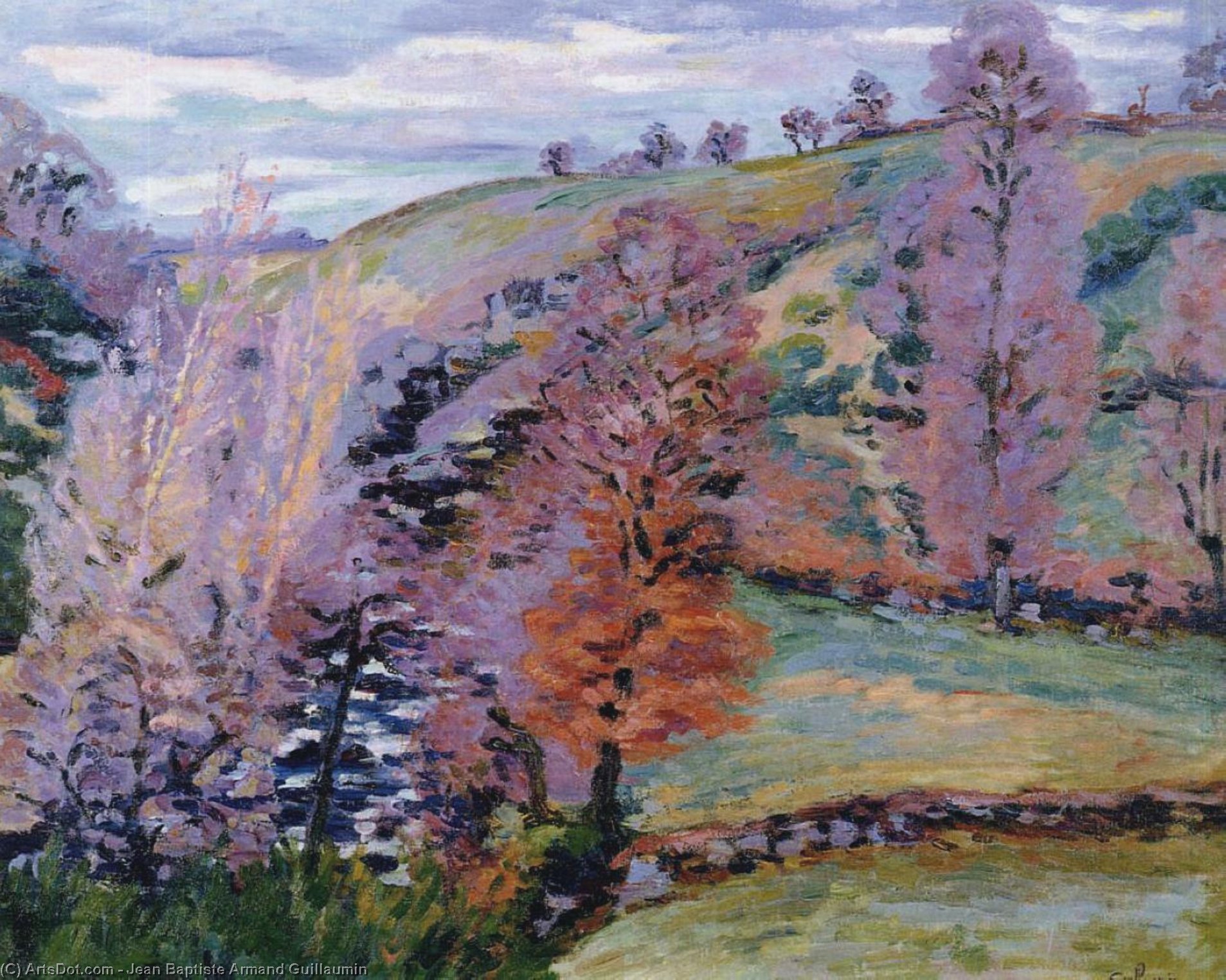 Crozant Landscape (also Known As Grey Weather) — Ferdinand Guillaumin