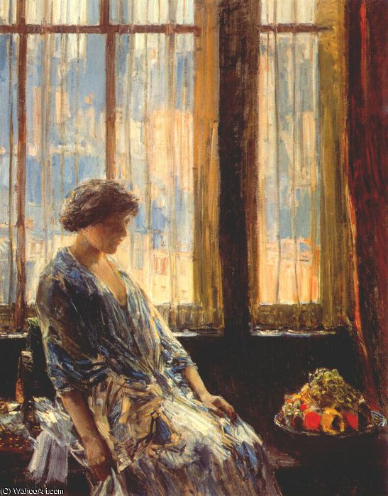 The New York Window — Frederick Childe Hassam