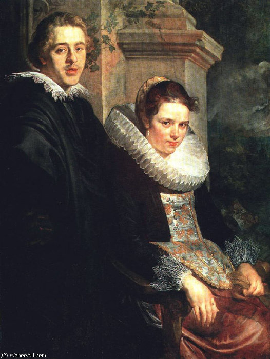 Portrait Of A Young Married Couple — Jacob Jordaens