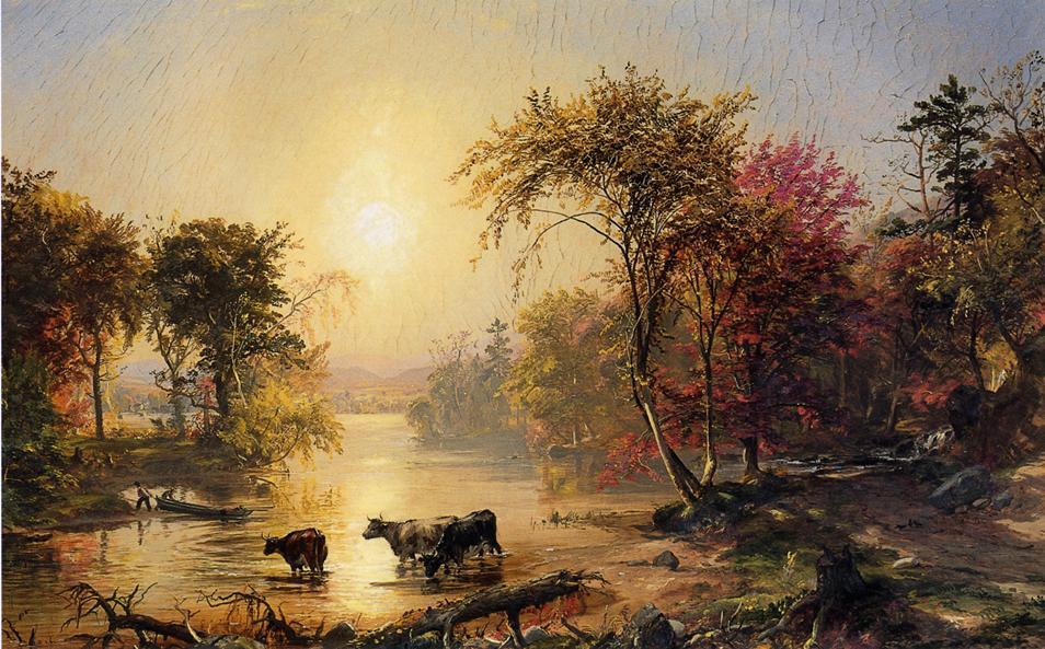 Autumn In America (aka The Susquehanna River) — Jasper Francis Cropsey