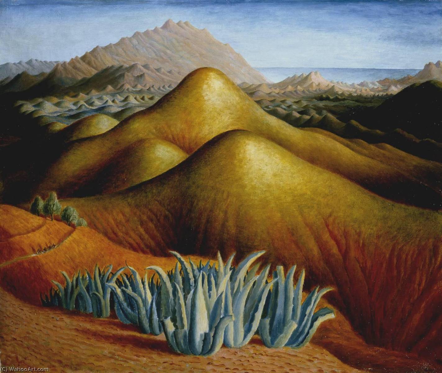 Spanish Landscape With Mountains — Dora Carrington