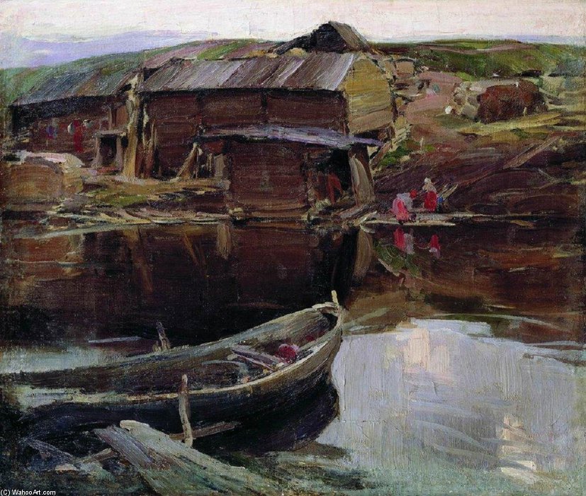 North Village — Abram Efimovich Arkhipov