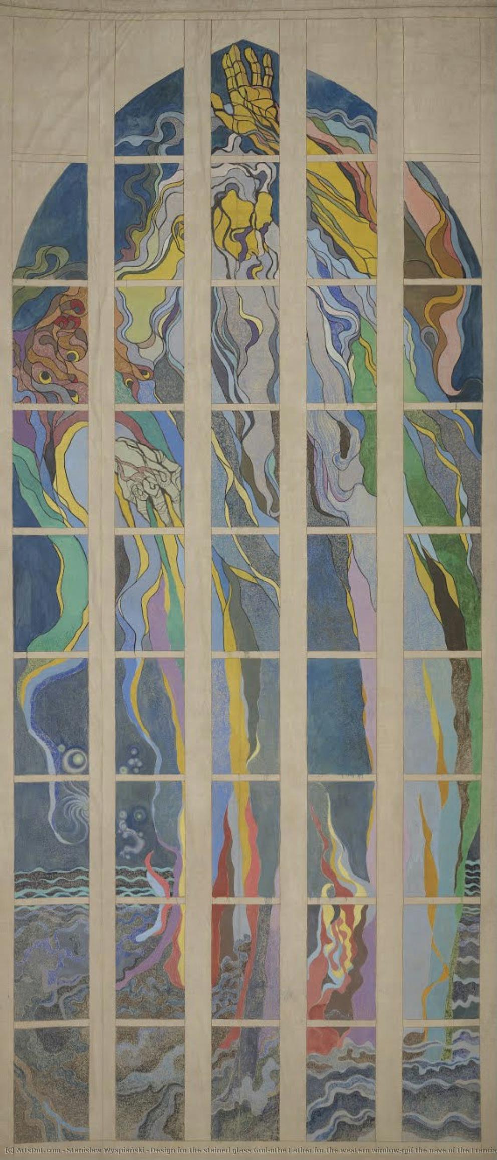 Design For The Stained Glass God\nthe Father For The Western Window\nof The Nave Of The Franciscan Church In\nkrakow — Stanislaw Wyspianski