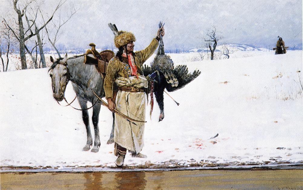 Wild Turkey — Henry F Farny