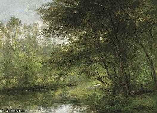 The Banks Of The River Epte — Cesar De Cock