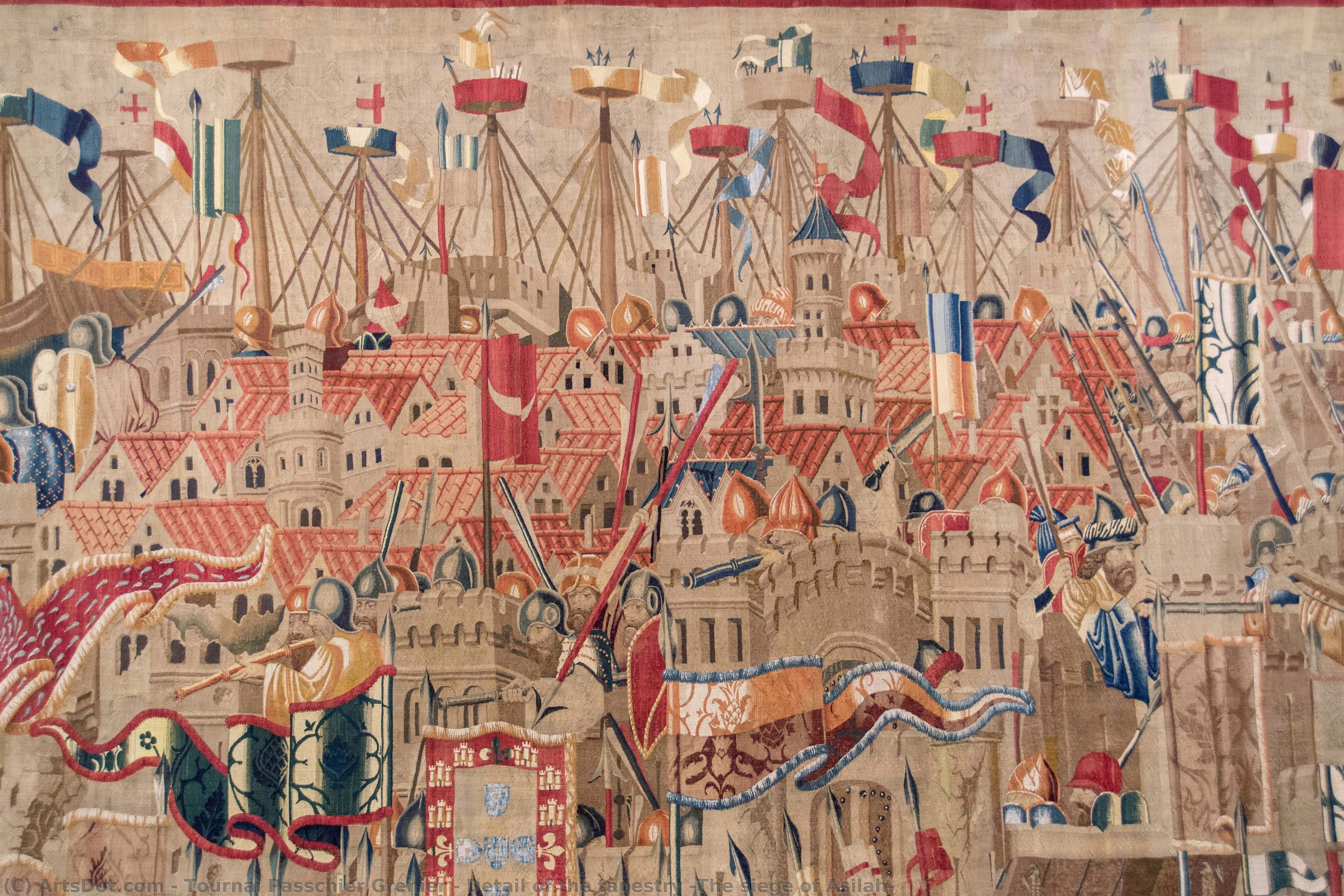 Detail Of The Tapestry “the Siege Of Asilah” — Paskjer Grenjer