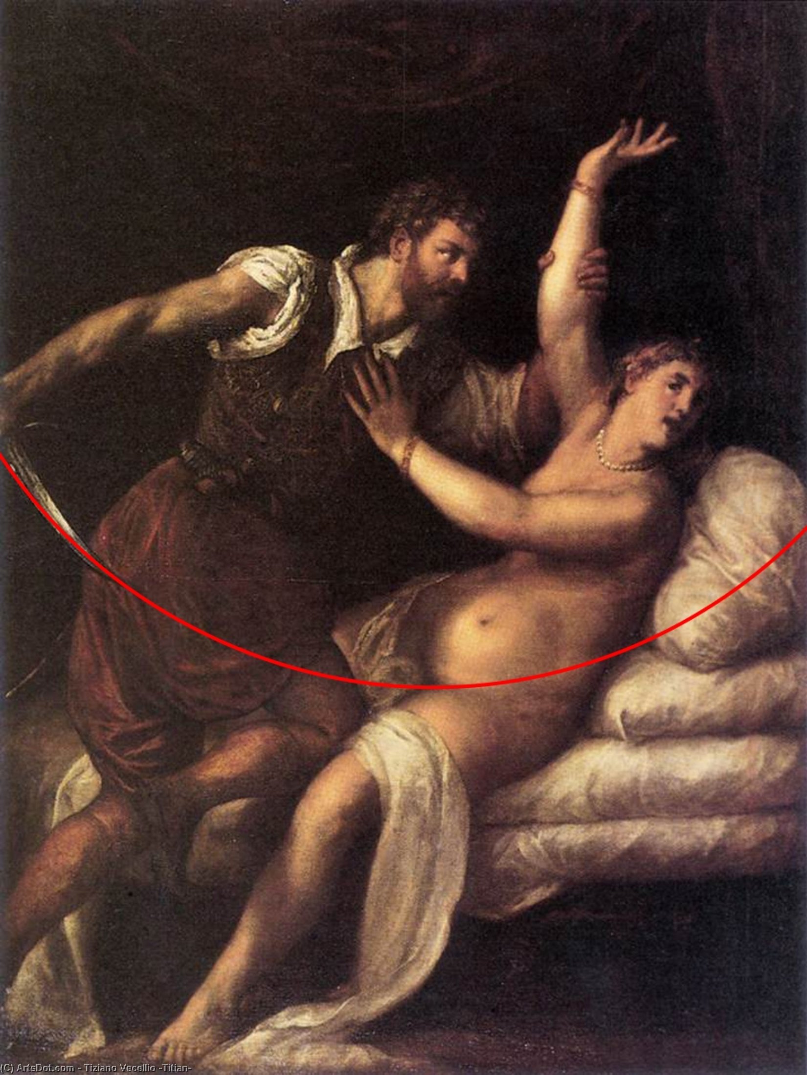 Tarquin And Lucretia — Titian