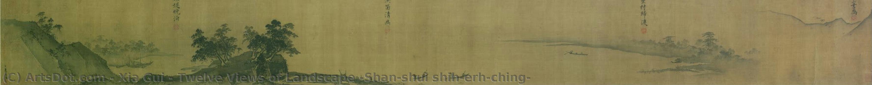 Twelve Views Of Landscape (shan-shui Shih-erh-ching) — Xia Gui