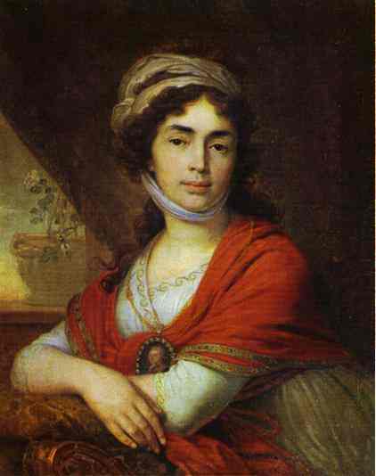 Portrait Of M. D. Dunina — Vladimir Lukich Borovikovsky